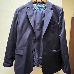 Kirrin Finch suit: Georgia Navy blazer size M with pants size 12 (Italian wool)